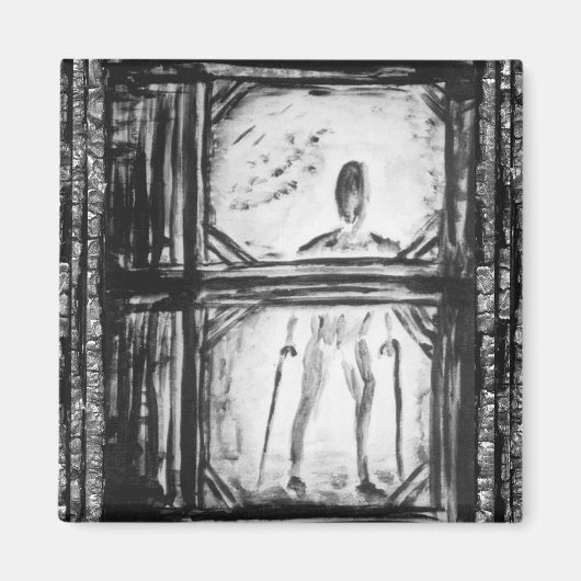 肢体不自由者 マグネット (正面)