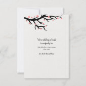 肢体妊娠の発表の追加 招待状 (正面)