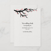 肢体妊娠の発表の追加 招待状 (正面/裏面)