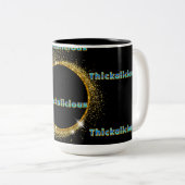 肥厚した ツートーンマグカップ (正面右)