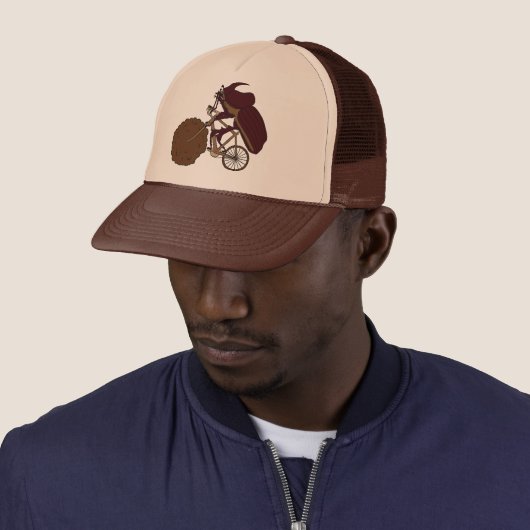 肥料の車輪が付いているスカラベの乗馬のバイク キャップ (インサイチュ)