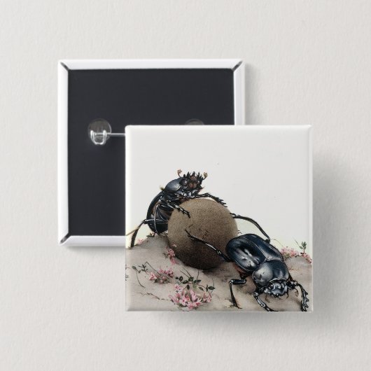 肥料Bettle 缶バッジ (正面&裏面)