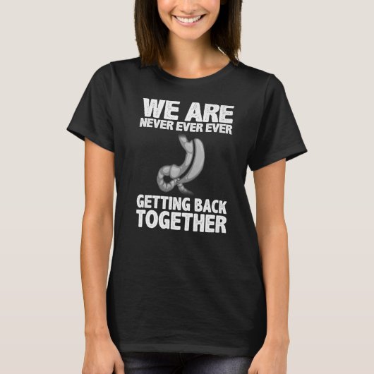 肥満手術男性へ女性カッコいいVSG重量Lo Tシャツ (正面)