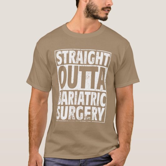 肥満手術 胃スリーブ バンド ダイエット Tシャツ (正面)