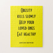 肥満 ジグソーパズル (縦)