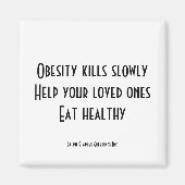 肥満 マグネット (正面)