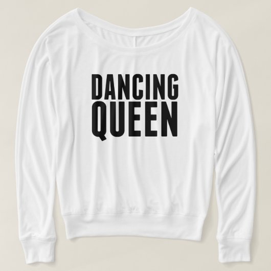 肩のティーを離れて踊るショッキングピンク Tシャツ (デザイン正面)