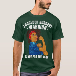 肩の代わりのアフリカ系アメリカ人女性ブラック Tシャツ