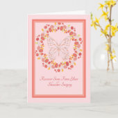 肩の手術が程なくバタフライのカードを獲得 カード (黄色い花)