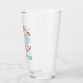 肩の手術の回復ユーモア タンブラーグラス (左)