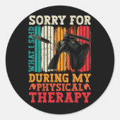 肩の手術は私が身体中に言ったことを残念に思う ラウンドシール (正面)