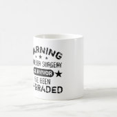 肩の手術ユーモアのアップグレード コーヒーマグカップ (中央)