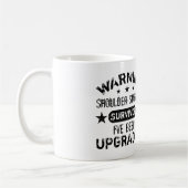 肩の手術ユーモアのアップグレード コーヒーマグカップ (左)