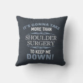 肩の手術ユーモア クッション (裏面)
