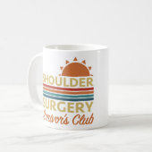 肩の手術回復ユーモア コーヒーマグカップ (正面左)