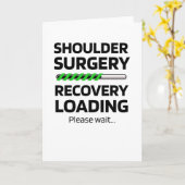 肩の手術回復 |肩の置き換え カード (黄色い花)