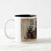 肩はStereoview完全なカード-ヴィンテージ--を武装させます ツートーンマグカップ (左)