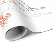 肩をすくめるしぐさの島の包装紙 ラッピングペーパー (ロールコーナー)