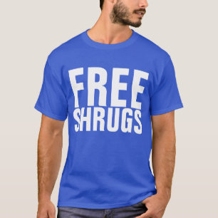 肩をすくめるしぐさを解放して下さい Tシャツ