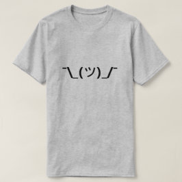 肩をすくめるしぐさ Tシャツ