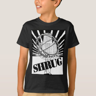 肩をすくめる新しい地図書によってインスパイア肩をすくめるしぐさ Tシャツ