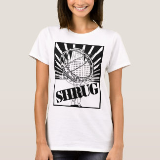 肩をすくめる新しい地図書によってインスパイア肩をすくめるしぐさ Tシャツ