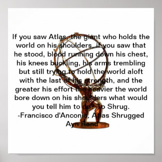 肩をすくめる ポスター