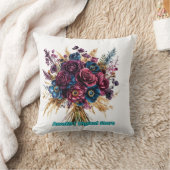 肩モダンモノグラムのバッグ クッション (ブランケット)