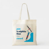 肩当スタイリッシュて トートバッグ (裏面)