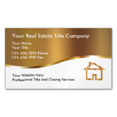 肩書き会社電磁石 マグネット名刺 (正面)