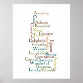 肯定の言葉 ポスター (正面)