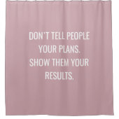 肯定やる気を起こさせるインテリアホームグリッター シャワーカーテン (正面)