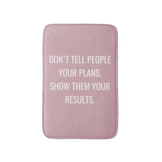 肯定やる気を起こさせるインテリアホームグリッター バスマット (正面縦)