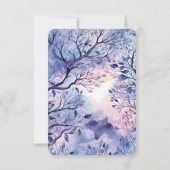 肯定カード、紫のポジティブ引用文プリント (裏面)