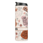 肯定セルフラブ抽象芸術パステルカラーズボホ タンブラー (回転右)