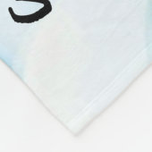 肯定パーソナライズされた毛布 フリースブランケット (角)