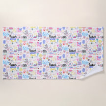 肯定ビーチタオル