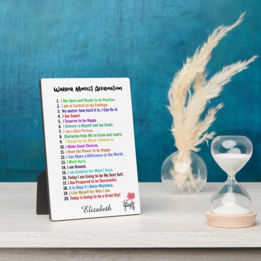 肯定プラパーソナライズされたーク フォトプラーク (側面)