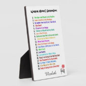 肯定プラパーソナライズされたーク フォトプラーク (側面)