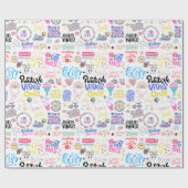 肯定ラッ前向きピング紙 ラッピングペーパー (フラット)