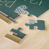 肯定付きアフリカ系アメリカ人少年 ジグソーパズル (側面)