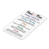 肯定付き食事計画 マグネット (左側)