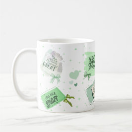 肯定前向きマググ コーヒーマグカップ