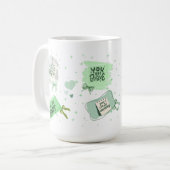 肯定前向きマググ コーヒーマグカップ (正面左)