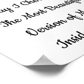 肯定前向き ポスター (角)