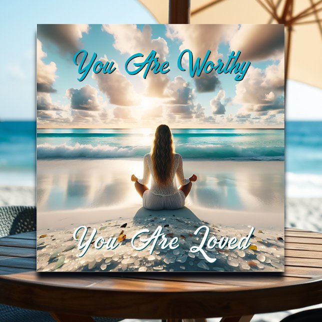 肯定前向き | 僕は愛するに足る メタルプリント (クリエイターアップロード済み)