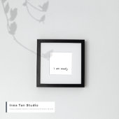 肯定前向き |準備ができている |ウォールアート ポスター