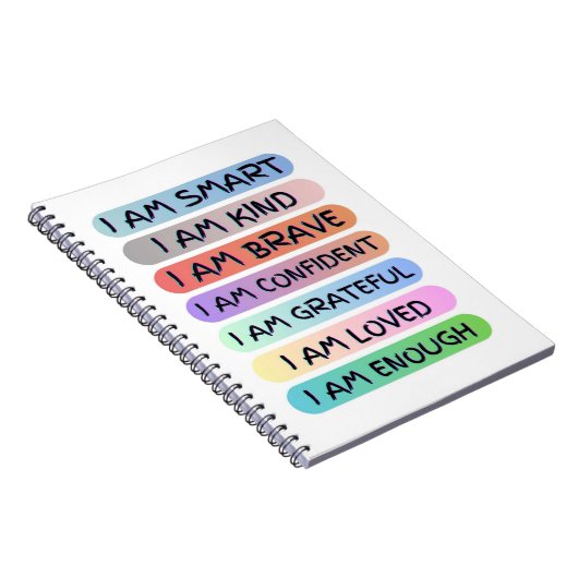 肯定子供へ、 ノートブック (右側)