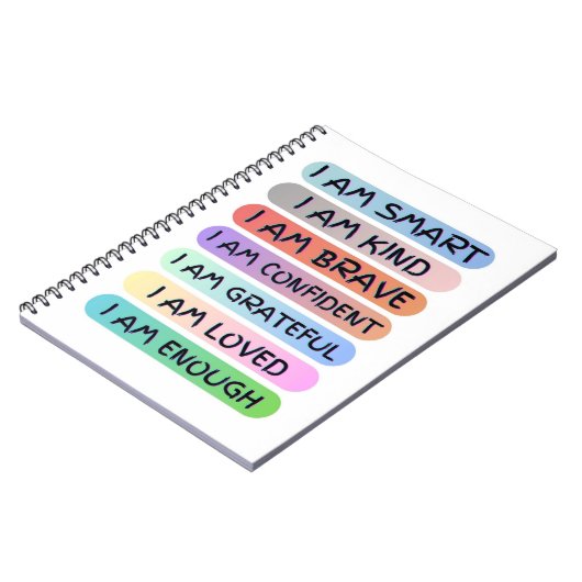 肯定子供へ、 ノートブック (左側)