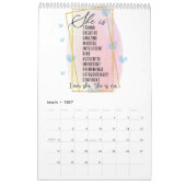 肯定昇華 カレンダー (3月 2027)